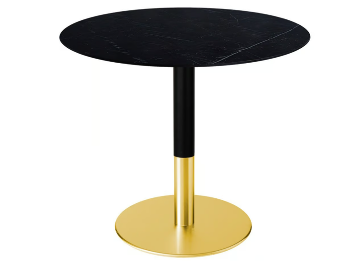 SLIM-BI - Round iron dining table _ Vela Arredamenti